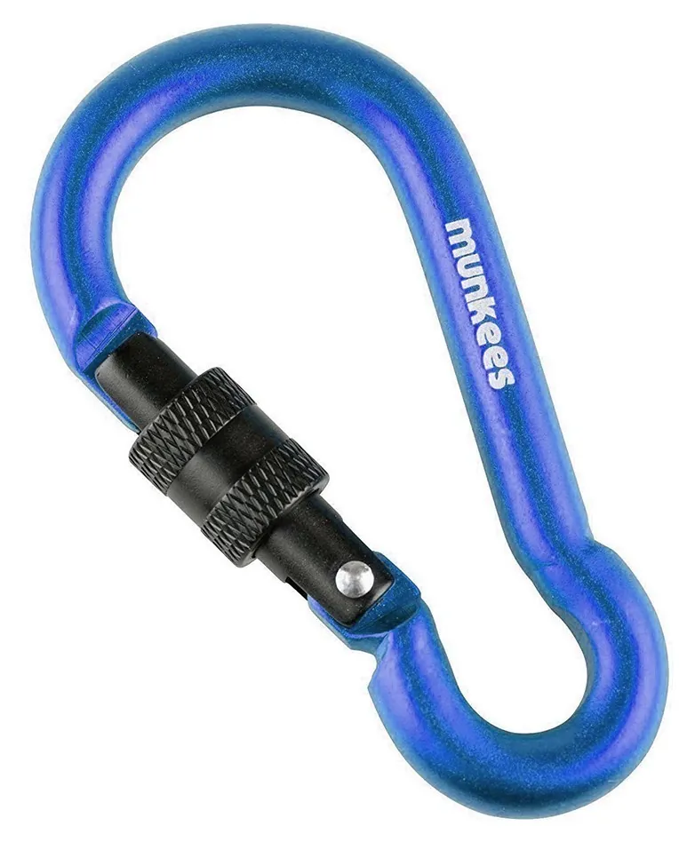 Munkees 3249 карабін Pear with Screw Lock 8 мм x 80 мм (3249-DB)