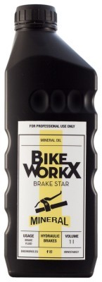 Гальмівна рідина BikeWorkX Brake Star Мінеральна олія 1л.
