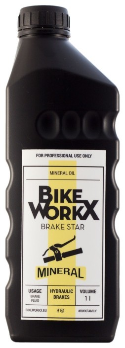 Гальмівна рідина BikeWorkX Brake Star Мінеральна олія 1л., укр, укр