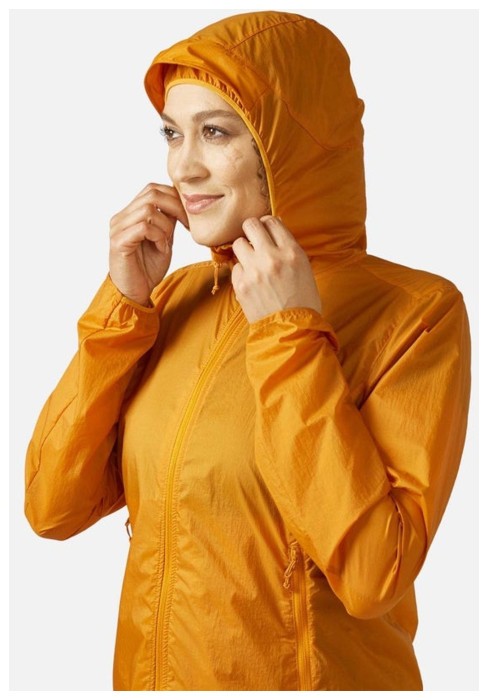 Вітровка жіноча Rab Vital Hoody Wmns, Tempest Blue, 12