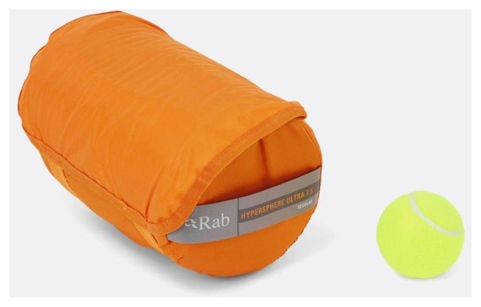 Килимок надувний Rab Hypersphere Ultra 7.5, Marmalade, Regular Wide