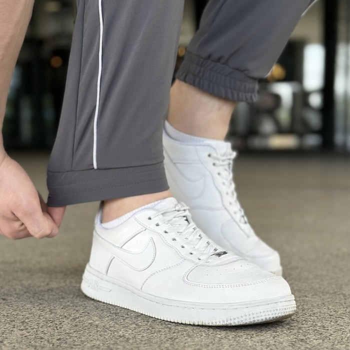 Мужские легкие джогеры из софта темно-серые Pobedov Weekend