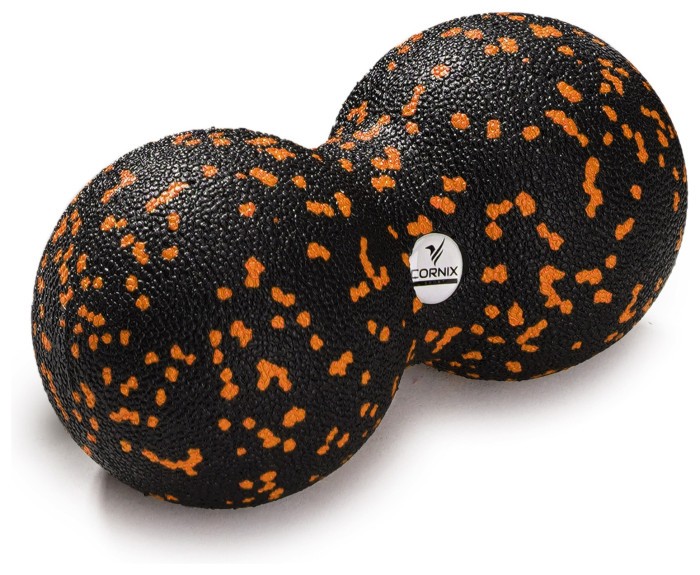 Масажний м'яч подвійний Cornix EPP DuoBall 8 x 16 см XR-0125