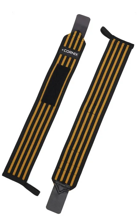 Бинты для запястий (кистовые бинты) Cornix Wrist Wraps XR-0196 Black/Orange
