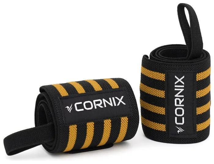 Бинты для запястий (кистовые бинты) Cornix Wrist Wraps XR-0196 Black/Orange