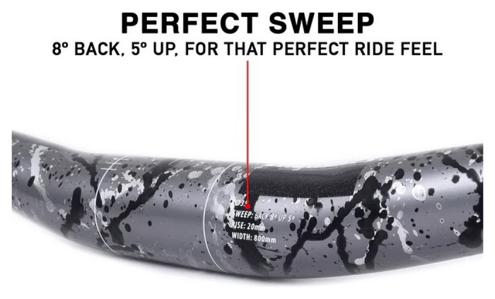 Кермо DMR Wingbar Mk4 SE - 35 - 20mm Rise - Liquid Camo Grey