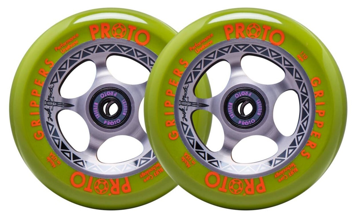 Колеса для трюкового самокату Proto Gripper Pro Scooter Wheels 2-Pack 110mm - Zack Martin