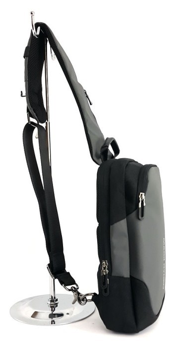 Рюкзак з однією лямкою Mark Ryden Mini Secret MR7056 Gray, укр, укр