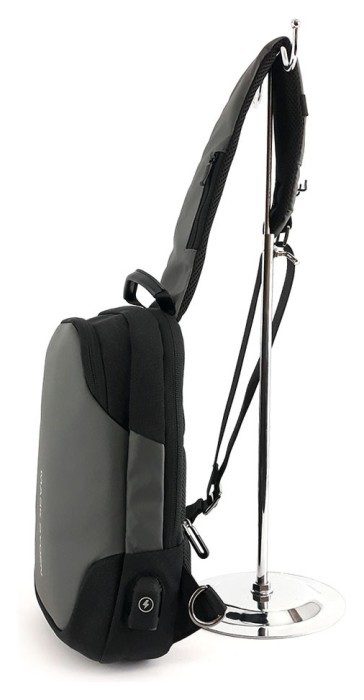 Рюкзак з однією лямкою Mark Ryden Mini Secret MR7056 Gray, укр, укр