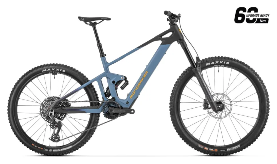 Електровелосипед MONDRAKER DUNE R Carbon 29/27.5'' 170mm, 400Wh Bosch SX, Blue/Yellow, L (SPT_010.26194)