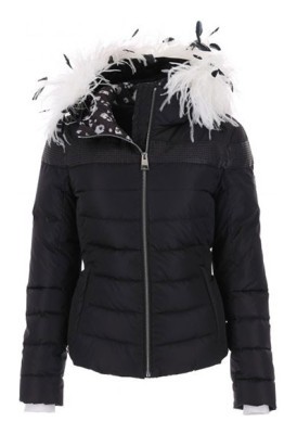 Куртка для зимових видів спорту VIST (D005LAF) CATERINA LEOPARD DOWN JACKET'17