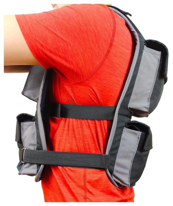 Жилет-утяжелитель EasyFit до 20 кг наборный с филлерами.