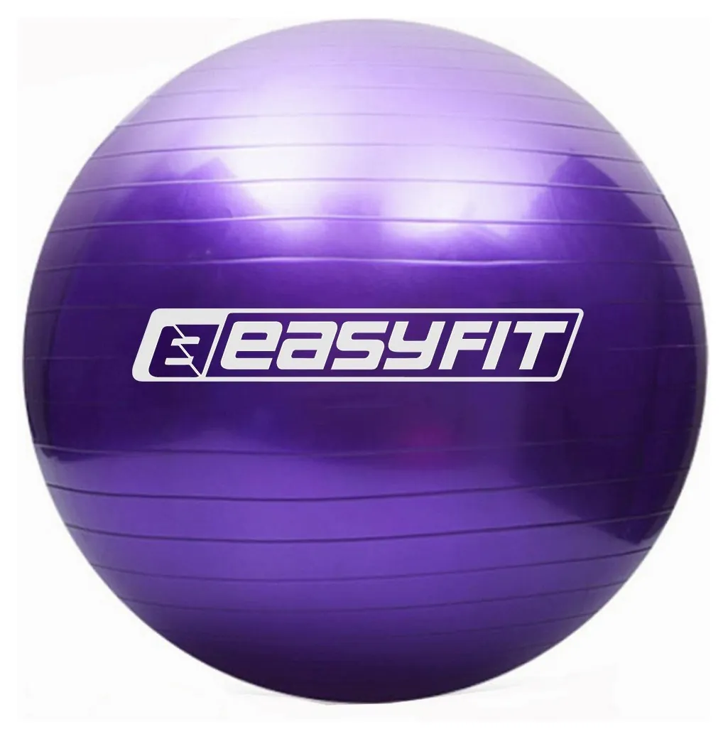 М'яч для фітнеса EasyFit 85 см фіолетовий (Фіолетовий)