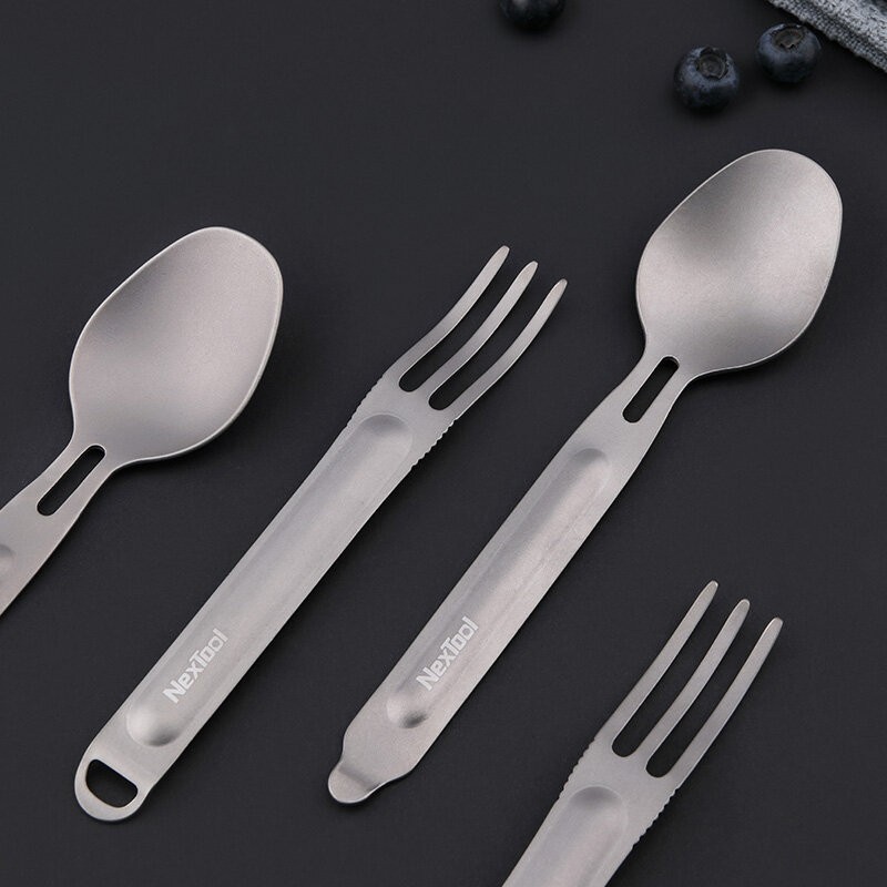 Столовий прилад NexTool Outdoor Spoon Fork NE0124, укр, укр