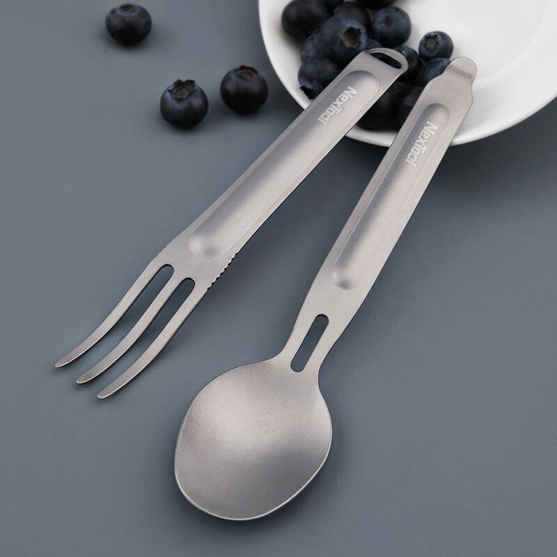 Столовий прилад NexTool Outdoor Spoon Fork NE0124, укр, укр