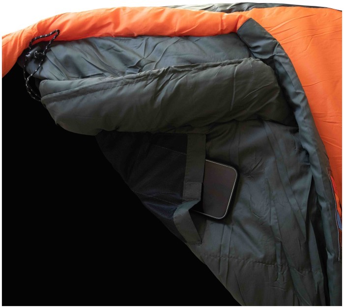 Спальний мішок Tramp Boreal Long кокон лівий orange/grey 225/80-55 UTRS-061L