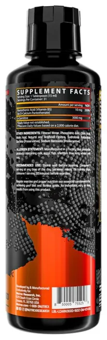 Liquid L-Carnitine 3000 - 480ml Orange Mango