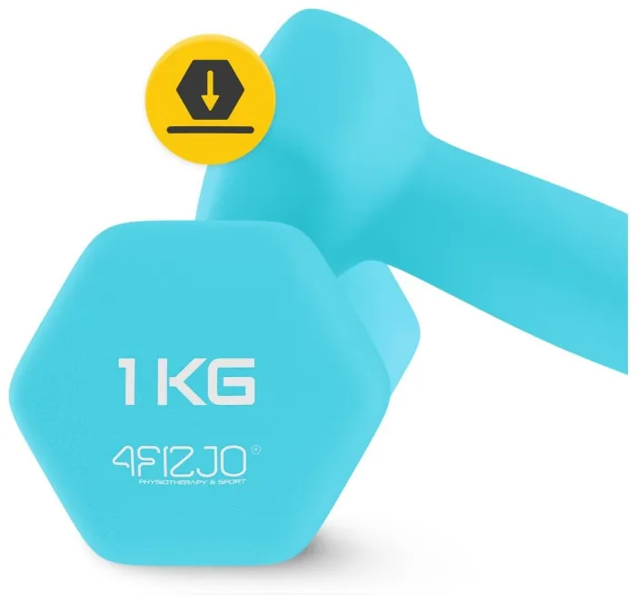 Гантелі вінілові 4FIZJO Classic 2 x 1 кг (P-5907739311955)