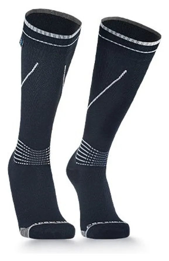 Водонепроникні шкарпетки Dexshell Longlite Socks 2.0, сірі полоски, розмір XL (47-49) (FNR_DS72506JBG-XL)