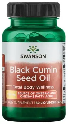 Black Cumin Seed Oil 500 mg - 60 Liq Vegcap