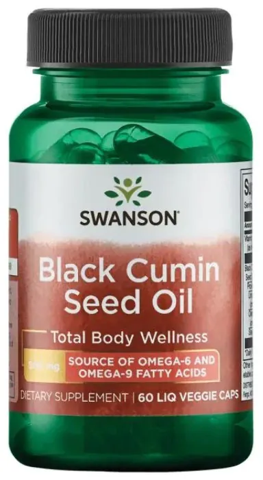 Black Cumin Seed Oil 500 mg - 60 Liq Vegcap