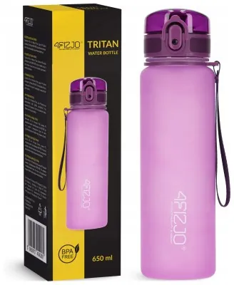 Бутылка для воды спортивная 4FIZJO 650 мл Pink (P-5905973403757)