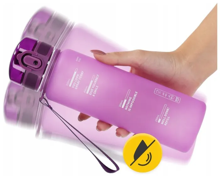 Бутылка для воды спортивная 4FIZJO 650 мл Pink (P-5905973403757)