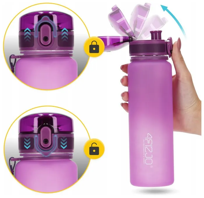 Бутылка для воды спортивная 4FIZJO 650 мл Pink (P-5905973403757)