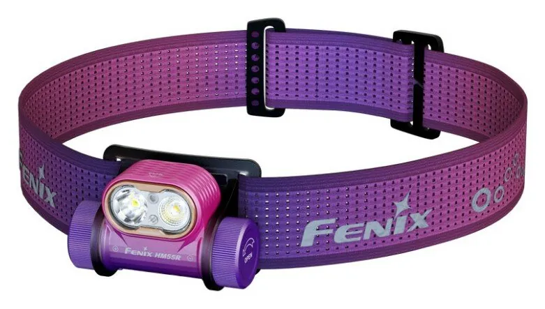 Ліхтар налобний Fenix HM55R, рожевий