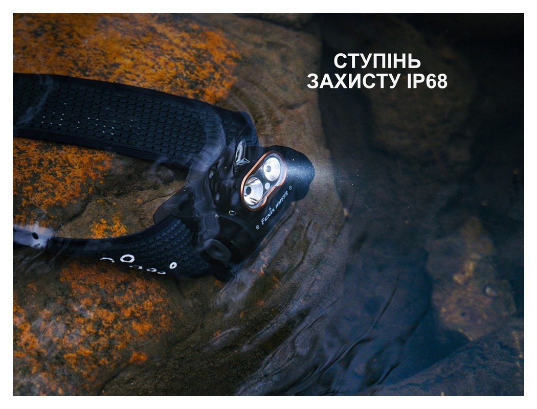 Ліхтар налобний Fenix HM55R, рожевий, укр, укр