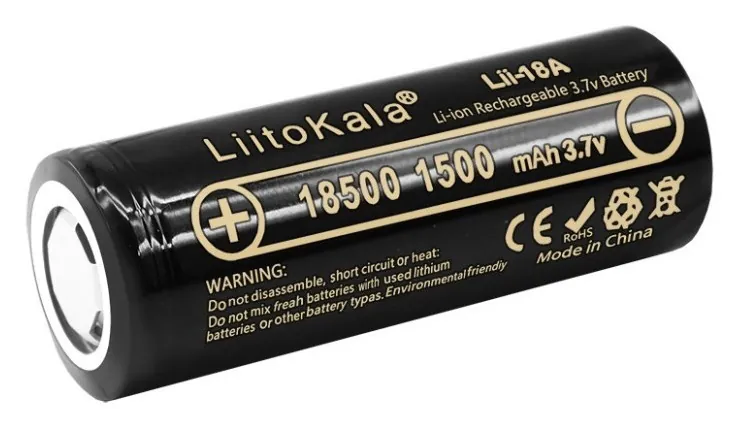 Акумулятор LiitoKala Lii-18A 18500 1500mah battery (FNR_Lii-18A)