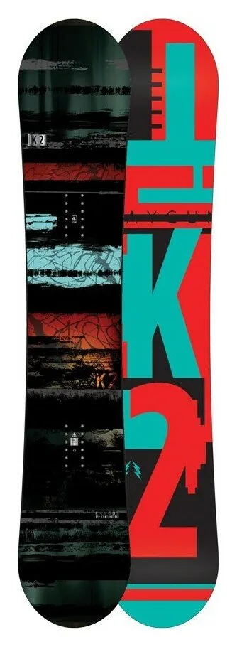 Сноуборд K2 RAYGUN 159 Black/red/turquoise (1150024) (159 см black, red, turquise)