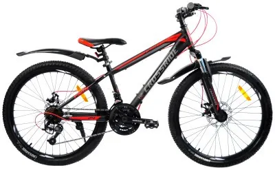 ВЕЛОСИПЕД CROSSRIDE 24 MTB ST "FAITH", Червоний