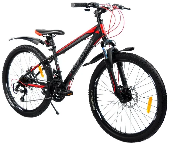 ВЕЛОСИПЕД CROSSRIDE 24 MTB ST "FAITH", Червоний