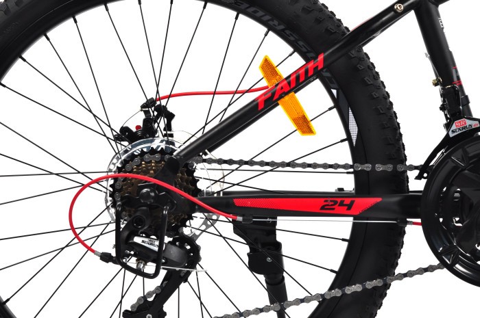 ВЕЛОСИПЕД CROSSRIDE 24 MTB ST "FAITH", Червоний