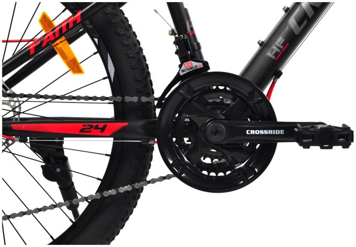 ВЕЛОСИПЕД CROSSRIDE 24 MTB ST "FAITH", Червоний