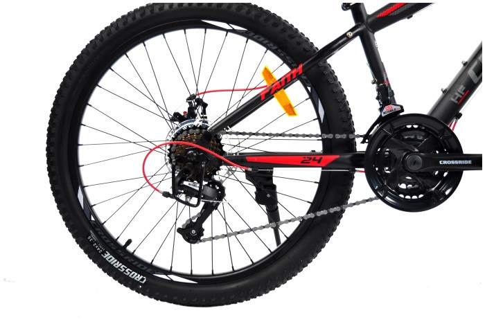 ВЕЛОСИПЕД CROSSRIDE 24 MTB ST "FAITH", Червоний