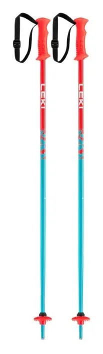 Палиці для гірських лиж для підлітків Leki RIDER 70см Petrol/fluorescent red/pearl nightblue (64944141-WRH) (105 см petrol/fluorescent red/pearl night blue)