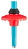 Палки для горных лыж для подростков Leki RIDER 70см Petrol/fluorescent red/pearl nightblue (64944141-WRH) Фото - 4