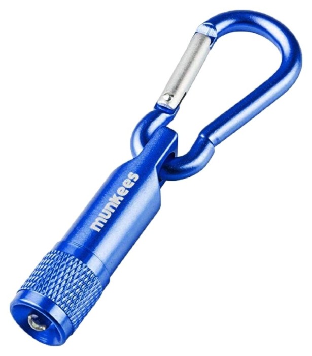 Munkees 1076 брелок-фонарик LED with Carabiner dark blue, укр, укр