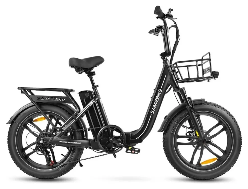 Електровелосипед Samebike C05 Pro (500 Вт, 13 А*год, 36 В), колеса 20", з ручкою газу, чорний (ECO_SMB-C05-Pro-black)