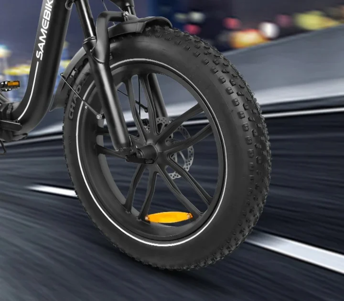 Электровелосипед Samebike C05 Pro (500 Вт, 13 А*ч, 36 В), колеса 20", с ручкой газа, черный