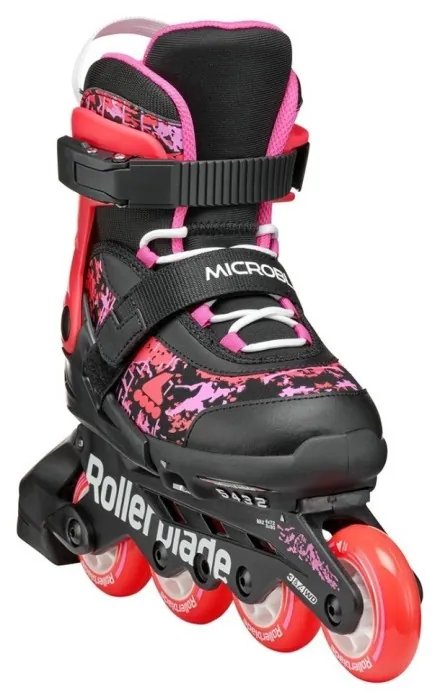 Ролики Rollerblade Microblade SL black-coral (тест)