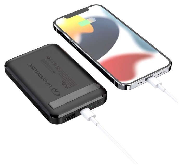 Lifeventure повербанк Magnetic Wireless Powerbank 10000 mah