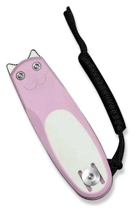 Нож складной карманный Civivi Purr, (4.65 см) Nitro-V / G10 розовый/белый