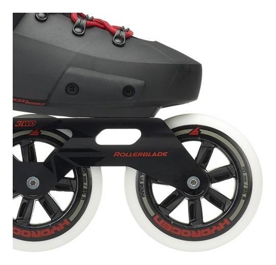 Роликові коньки для дорослих Rollerblade TWISTER EDGE 3WD 36.5 (5US) 230мм Black/army green (07847300 8E6), укр, укр