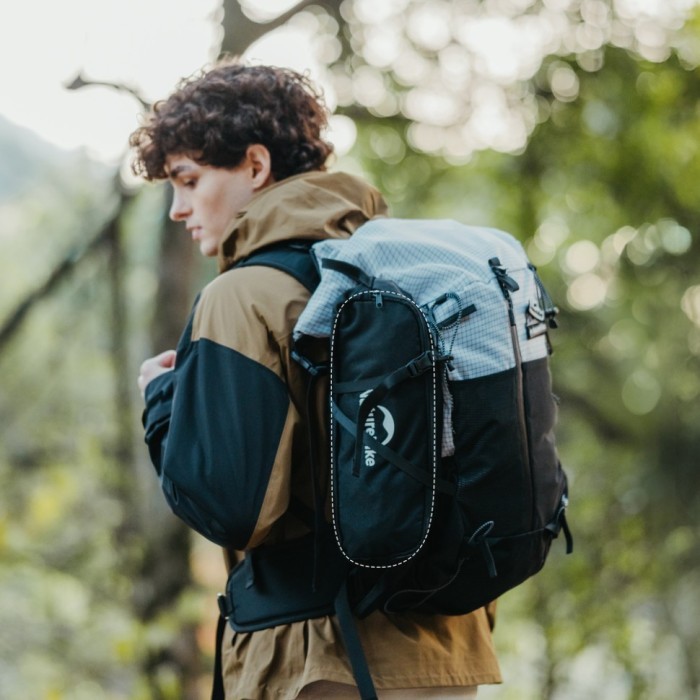 Стілець складаний ультралегкий Naturehike CNK2550JJ013 Yamami YL01, розмір М, алюміній, чорний, укр, укр