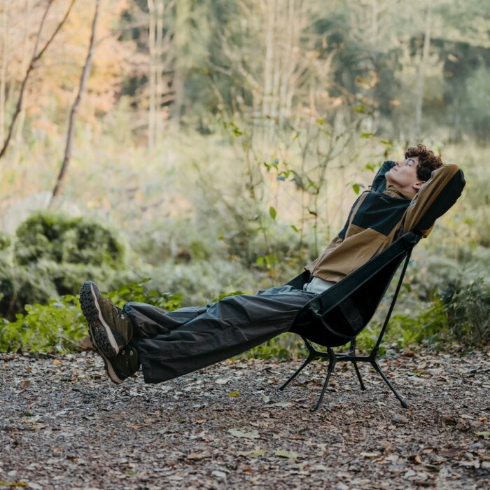 Стілець складаний ультралегкий Naturehike CNK2550JJ013 Yamami YL01, розмір М, алюміній, чорний, укр, укр