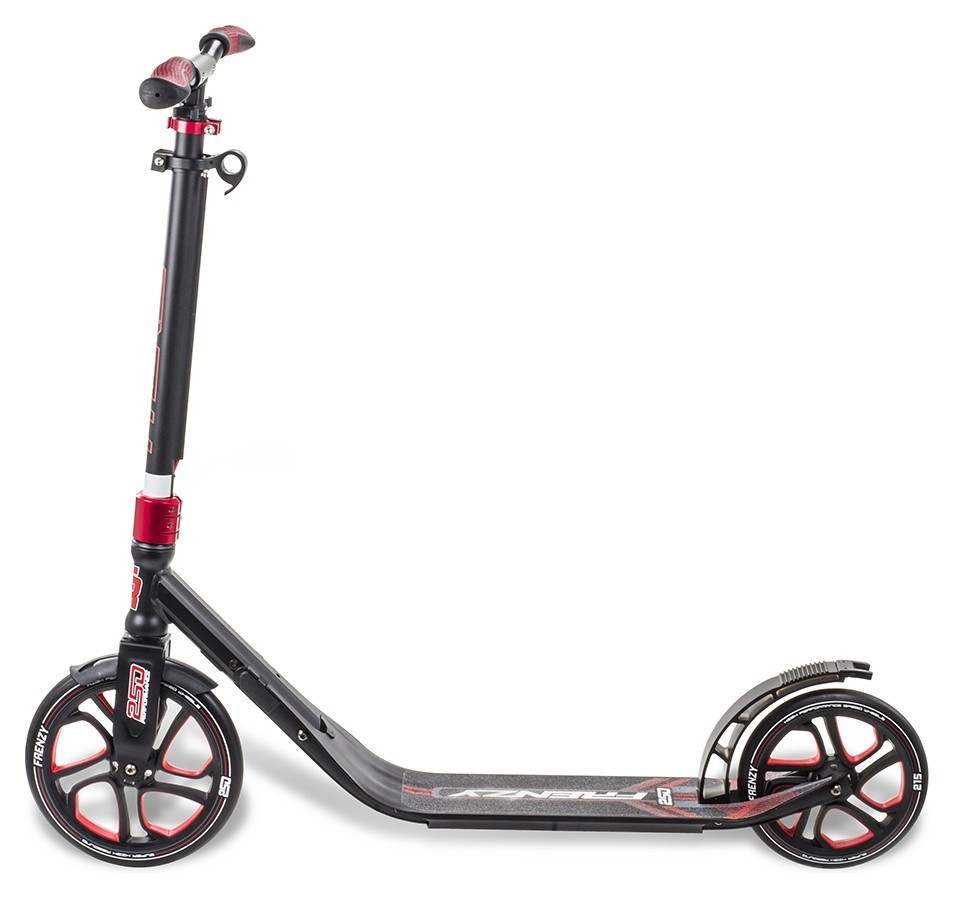 Самокат Frenzy Recreational 250 mm Black/Red, укр, укр