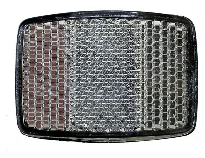 Прямокутний передній відбивач на велосипед M-Wave Reflector F 58x42